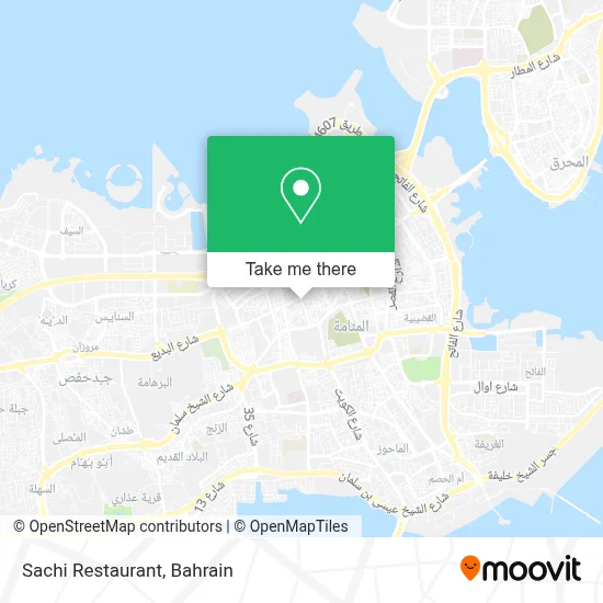 Sachi Restaurant map