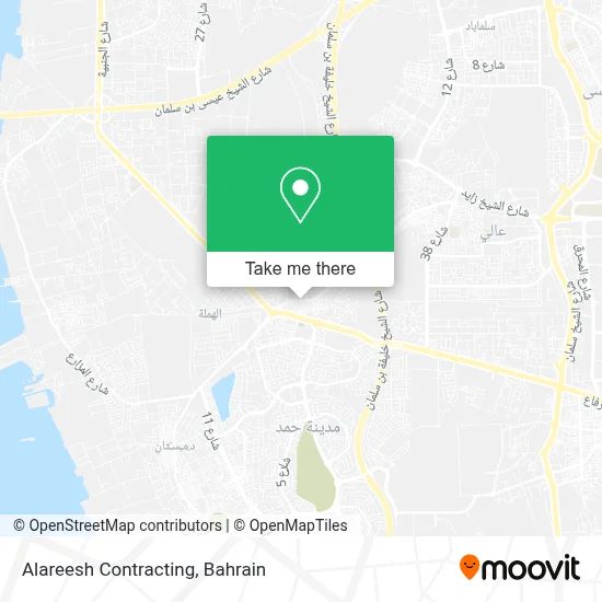 Alareesh Contracting map