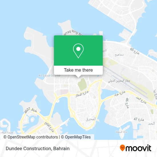 Dundee Construction map