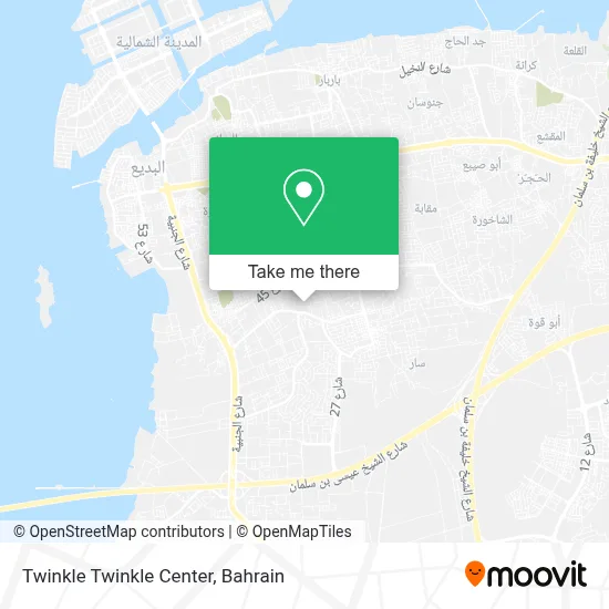 Twinkle Twinkle Center map