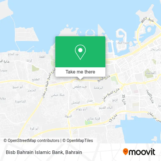 Bisb Bahrain Islamic Bank map