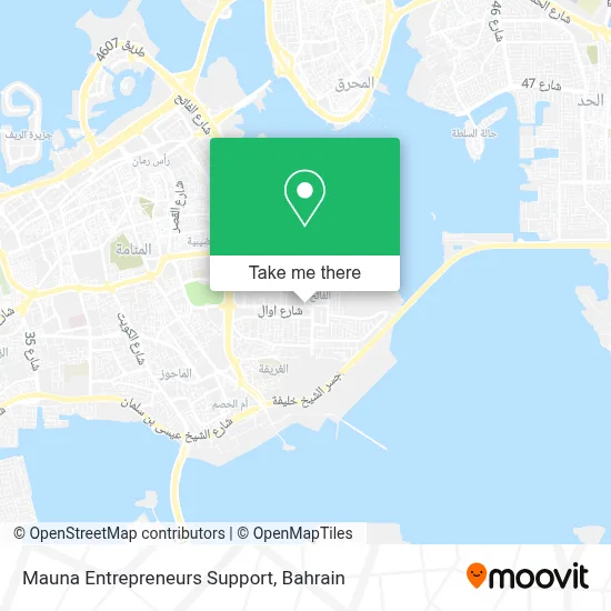 Mauna Entrepreneurs Support map