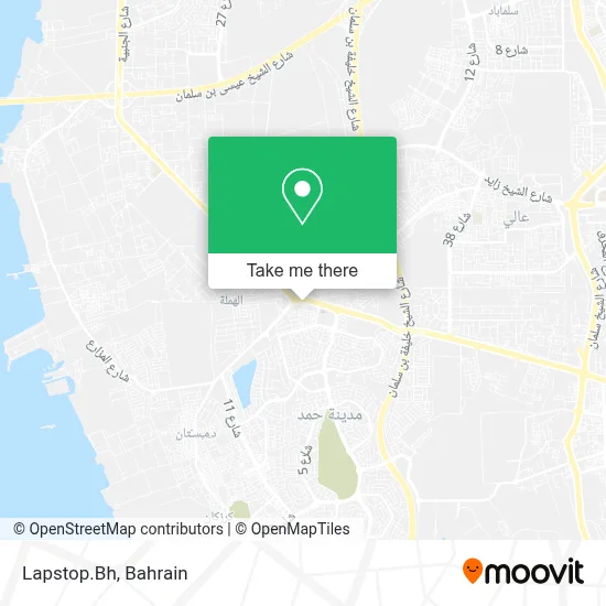 Lapstop.Bh map