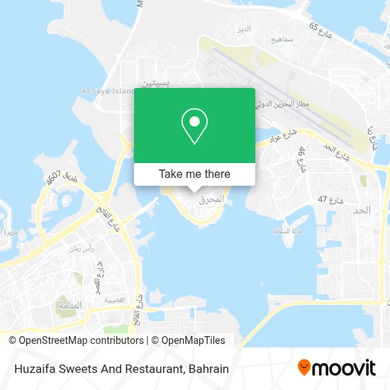 Huzaifa Sweets And Restaurant map