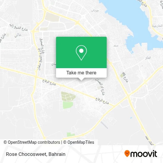Rose Chocosweet map