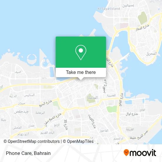 Phone Care map