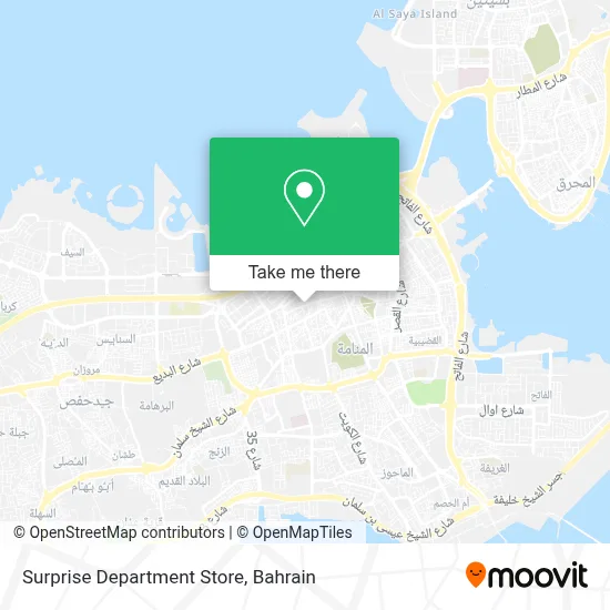 Surprise Department Store map