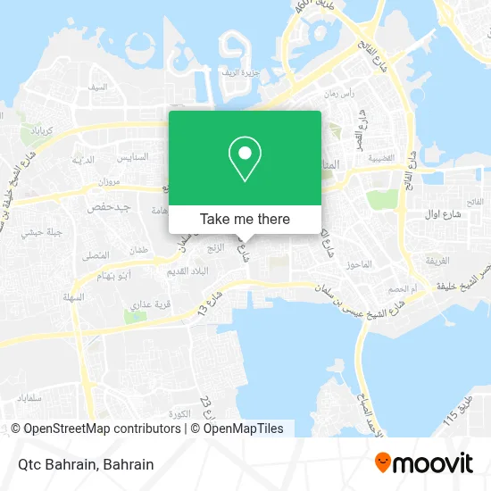 Qtc Bahrain map