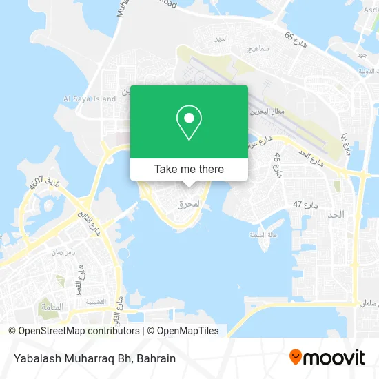 Yabalash Muharraq Bh map