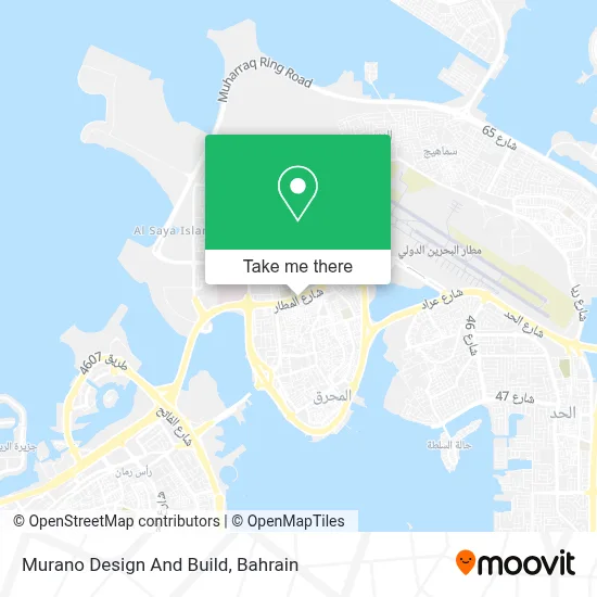 Murano Design And Build map