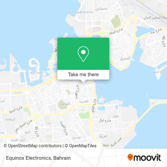 Equinox Electronics map