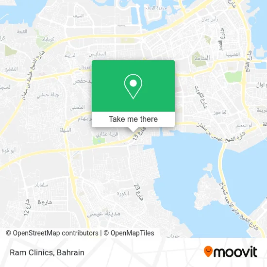 Ram Clinics map