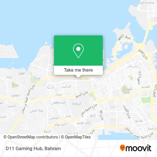 D11 Gaming Hub map