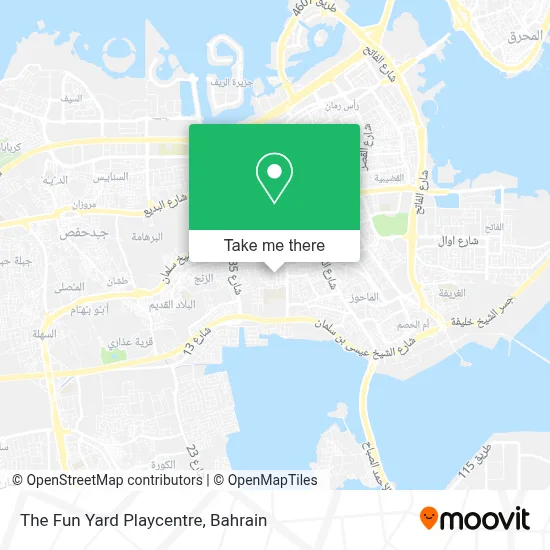 The Fun Yard Playcentre map