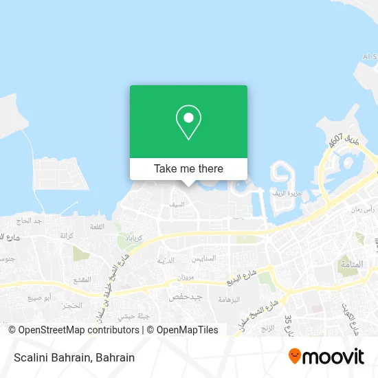 Scalini Bahrain map