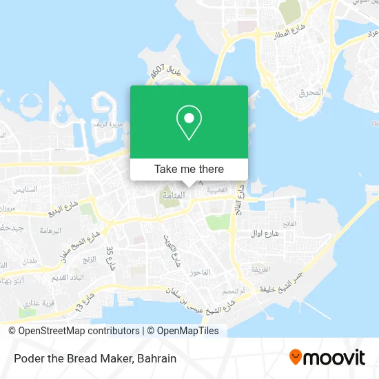 Poder the Bread Maker map