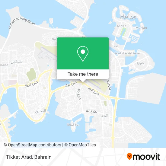 Tikkat Arad map