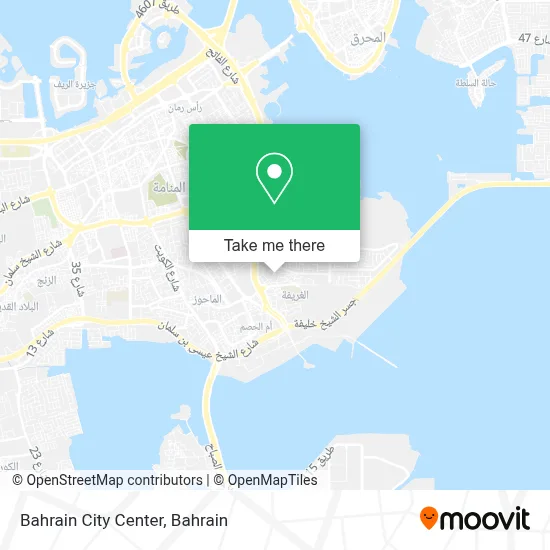 Bahrain City Center map