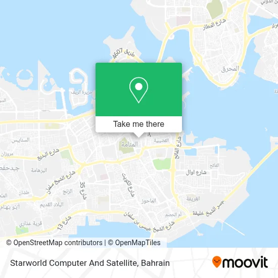Starworld Computer And Satellite map