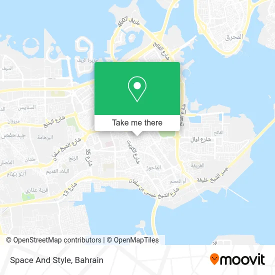Space And Style map