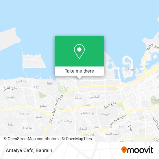 Antalya Cafe map