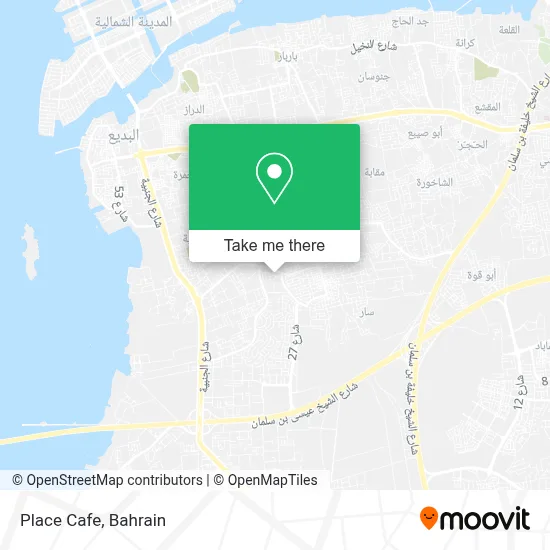 Place Cafe map