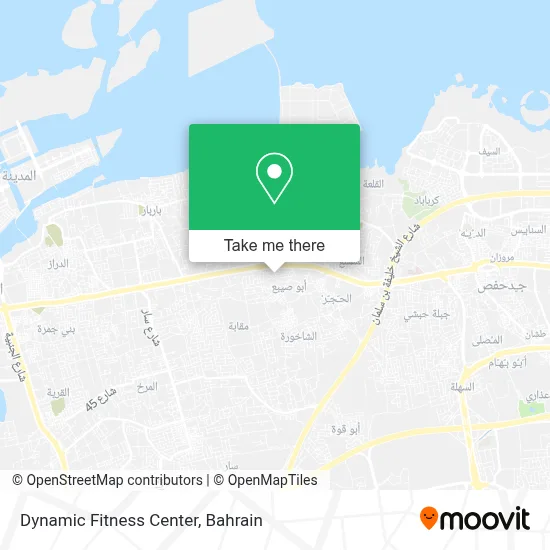 Dynamic Fitness Center map