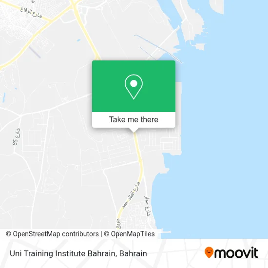 Uni Training Institute Bahrain map
