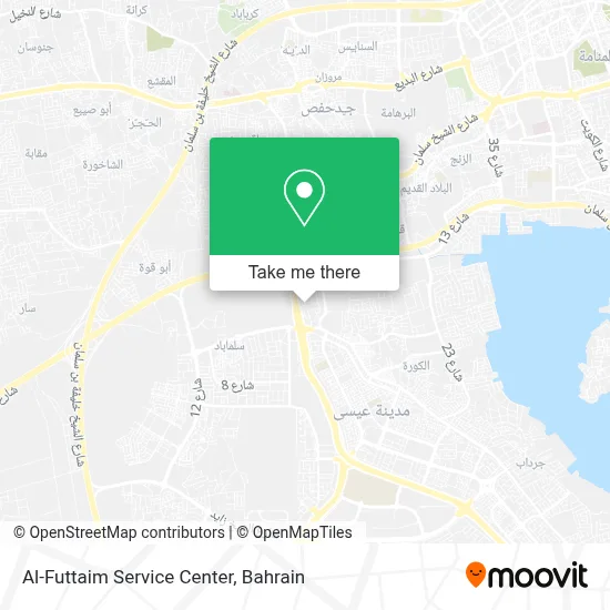 Al-Futtaim Service Center map