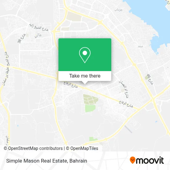 Simple Mason Real Estate map