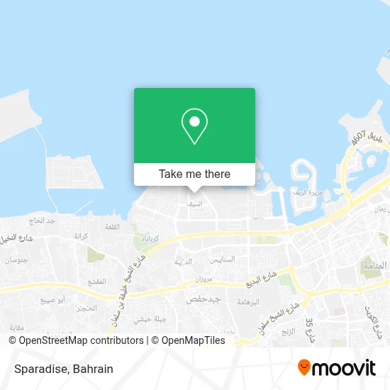 Sparadise map