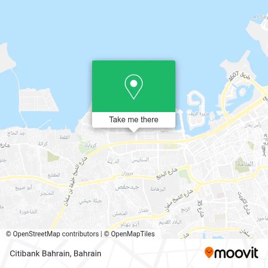 Citibank Bahrain map