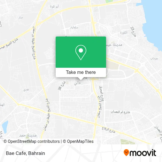 Bae Cafe map