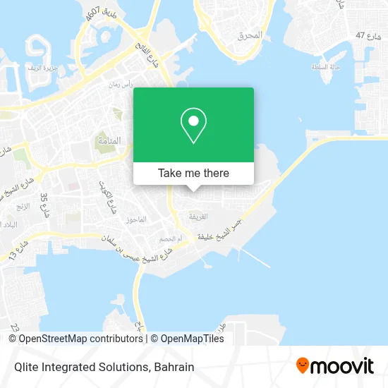 Qlite Integrated Solutions map