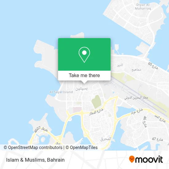 Islam & Muslims map