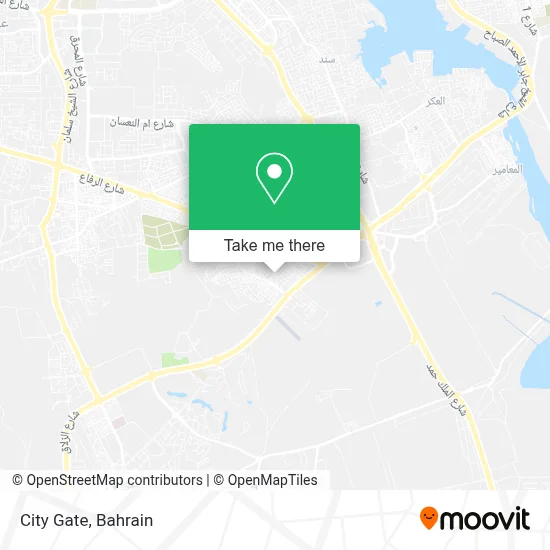 City Gate map