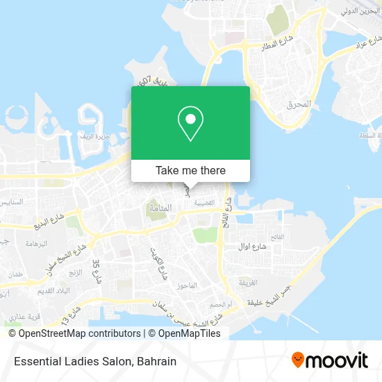 Essential Ladies Salon map