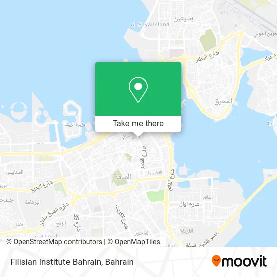 Filisian Institute Bahrain map