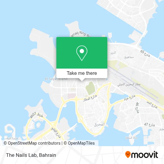The Nails Lab map