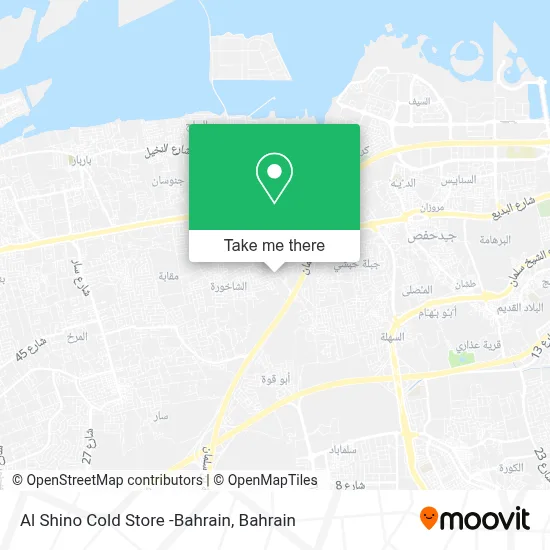 Al Shino Cold Store -Bahrain map