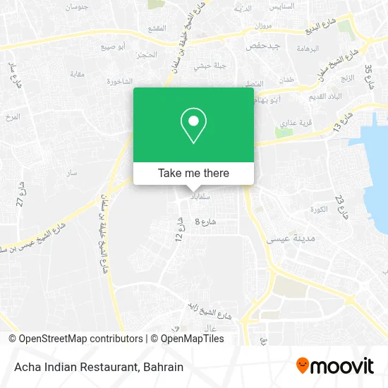 Acha Indian Restaurant map