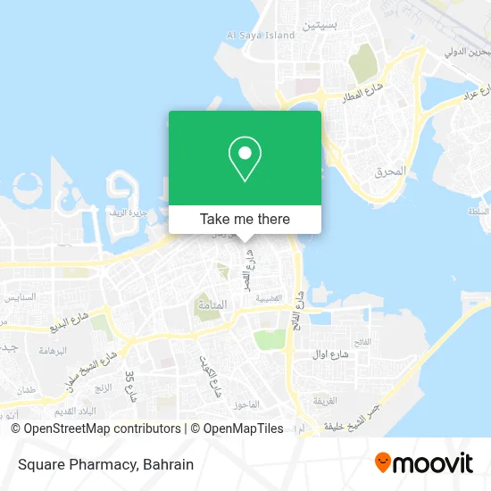 Square Pharmacy map