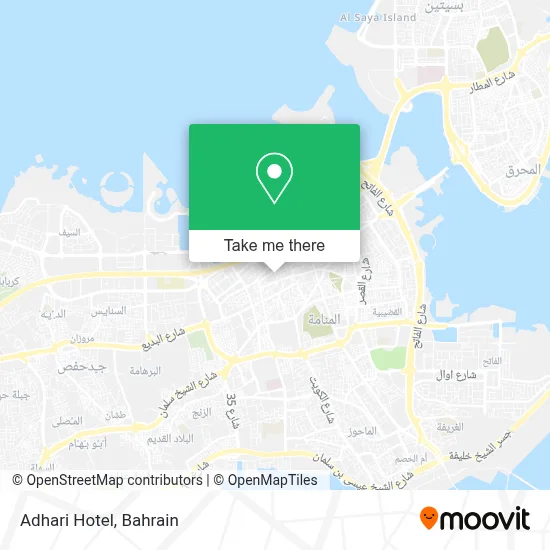 Adhari Hotel map