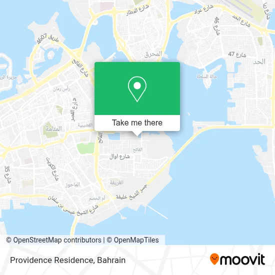 Providence Residence map