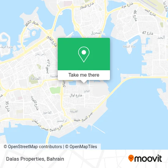 Dalas Properties map