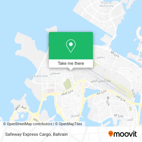 Safeway Express Cargo map