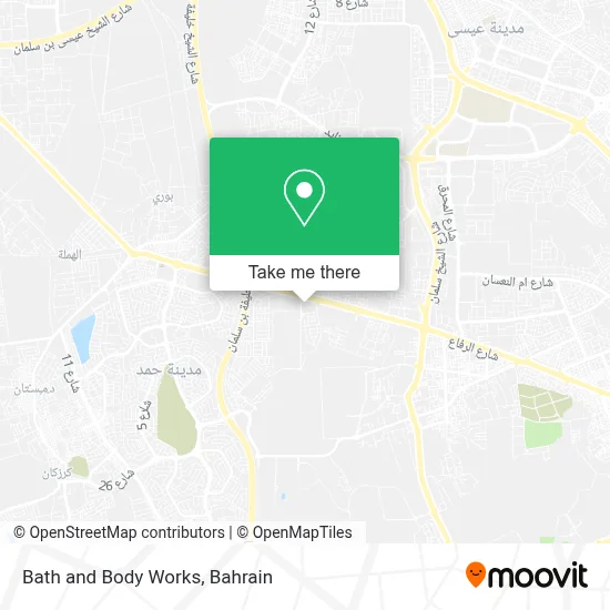 Bath and Body Works map