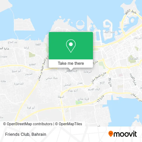 Friends Club map