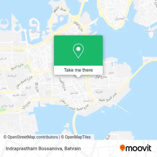 Indraprastham Bossanova map
