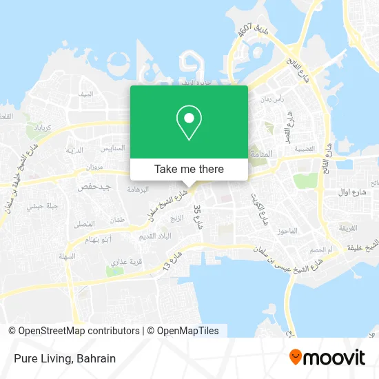 Pure Living map